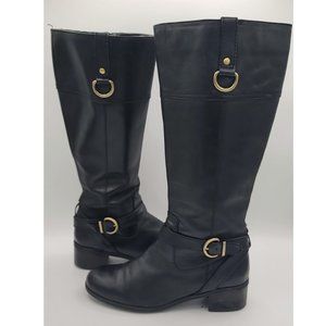 Bandolino Black Riding Equestrian Style Boots - Size 7.5
